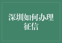 深圳个人与企业征信办理指南：全面解析与实用建议