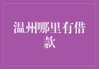 温州借款市场：探索信用借款新高地