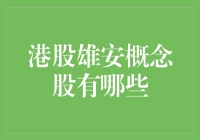 港股雄安新区概念股分析：投资价值与风险揭示