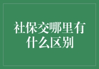 社保交哪里？这是个问题吗？