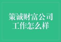 揭秘策诚财富公司：你的财务梦想起飞之地？