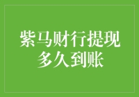 紫马财行提现多久到账？你的钱跑了多少路程才到你口袋里？