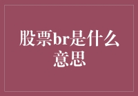 股票BR：一种新兴的市场指标及其背后的奥秘