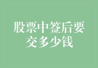 股票中签后需缴纳的费用解析：全面解读投资者应缴款项