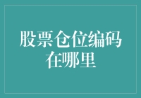 股票仓位编码在哪里？——若不是个程序员，还真找不着！