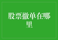 股票撤单在哪里：投资者交易中的一个重要步骤