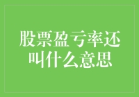 股票盈亏率：从指标到策略的深度解析