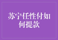 苏宁任性付：轻松提款，便捷支付新体验