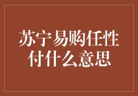 苏宁易购任性付：消费新载体，金融新体验