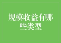 规模收益的解构：探讨不同类型的规模经济