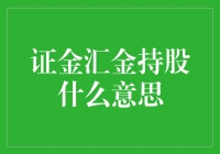 证金汇金持股：国家资本在股市中的稳定器与推动者