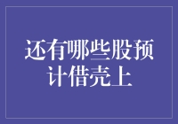 预计借壳上市企业：资本市场的策略转型与前景