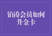 铂涛会员升金卡攻略，从青铜一路打到王者的旅程