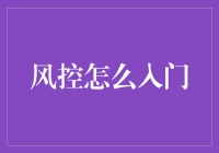 风控小白看过来！一招教你快速入门