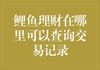 鲤鱼理财：如何优雅地查询交易记录，别就像鱼一样乱游